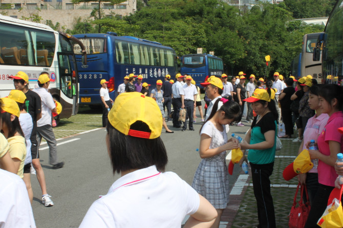 到达旅游地点—大峡谷停车场